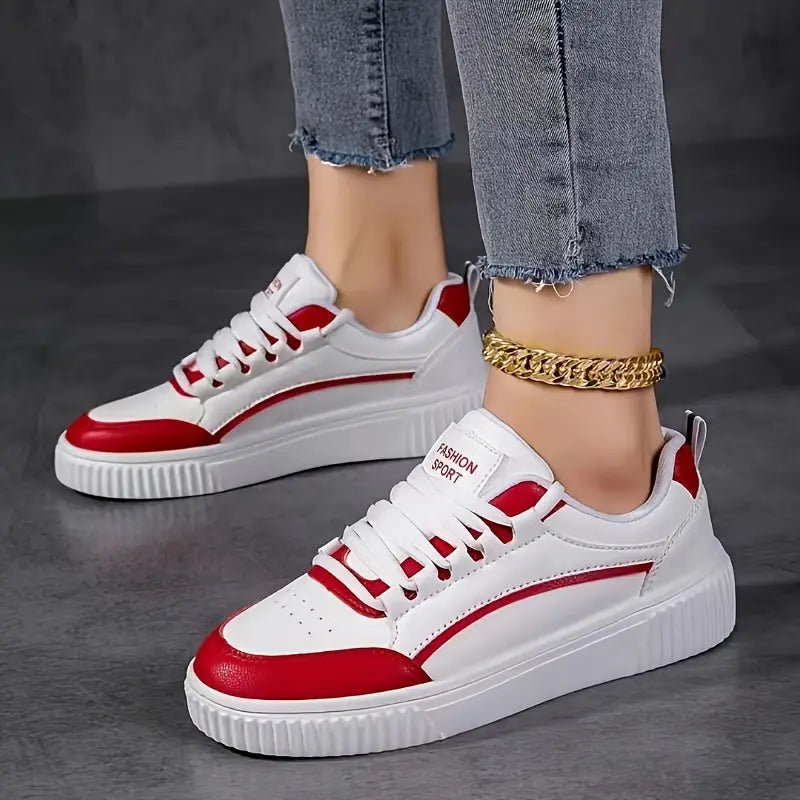 Unisex Fashion Sport Skateboarding Sneakers Lightweight All-Season Casual Shoes with EVA Sole and Fabric Interior MyFave Boutique