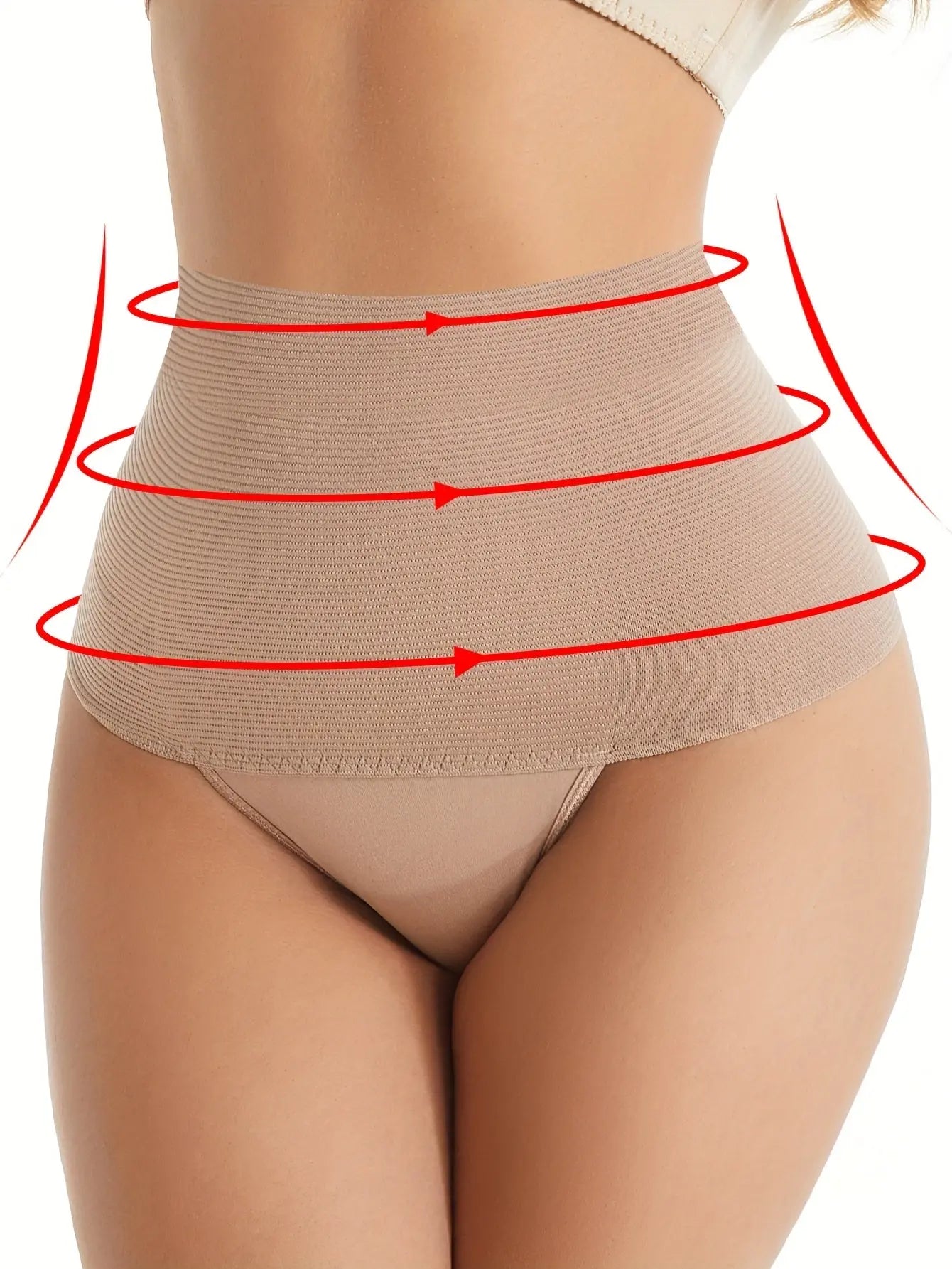 4pcs 4-Piece High-Waisted Butt Lifting Shaping Panties with Tummy Control, Breathable Shapewear for Women MyFave Boutique