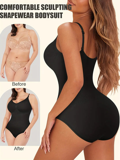 Women's Tummy Control Shaping Bodysuit, Butt Lifting Slip Body Shaper for Smooth & Sleek Silhouette MyFave Boutique