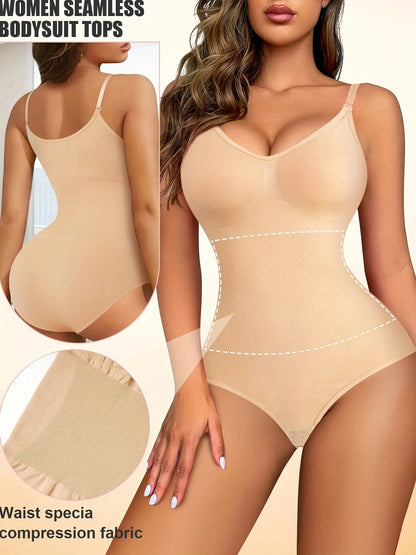 Women's Tummy Control Shaping Bodysuit, Butt Lifting Slip Body Shaper for Smooth & Sleek Silhouette MyFave Boutique