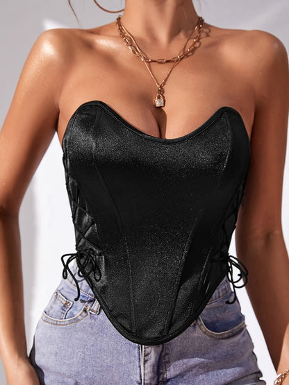 Women's Silk Waist Training Corset Tops MyFave Boutique