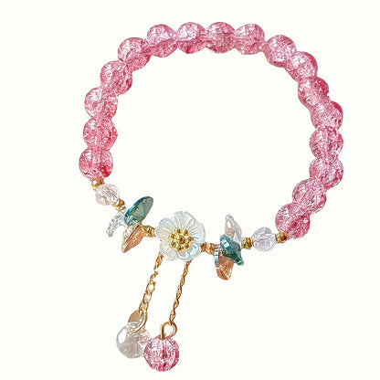 3-piece Set Of Exquisite Flower Bead Design Bracelets With Bohemian Elegance And Exquisite Friend Bracelets, Gift For Her MyFave Boutique