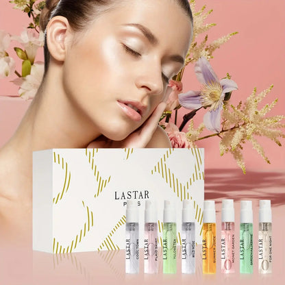 LASTAR Eau de Toilette Women's Spray Perfume Gift Set - 8 Piece Fresh Scented Floral, Citrus, Wood & Oriental Fragrances, Formaldehyde-Free Liquid, Alcohol Content, Perfect for Daily Use & Gifting MyFave Boutique