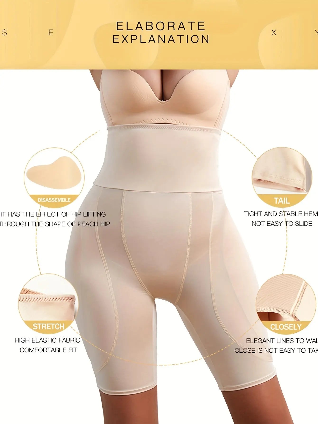 High Waist Shaping Panties, Tummy Control Compression Panties To Lift & Shape Buttocks, Women's Underwear & Shapewear MyFave Boutique