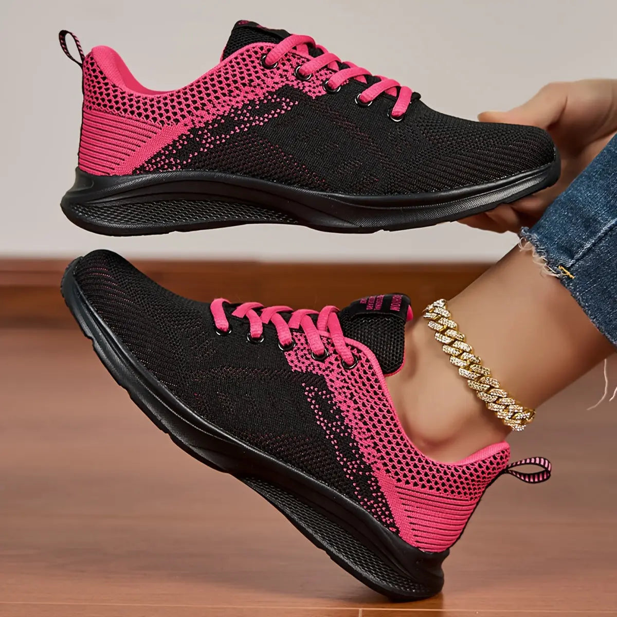 Women's Breathable Mesh Sneakers: Lightweight Running Shoes for Casual, Travel, and Fitness MyFave Boutique