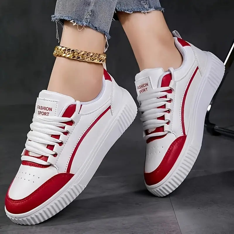 Unisex Fashion Sport Skateboarding Sneakers Lightweight All-Season Casual Shoes with EVA Sole and Fabric Interior MyFave Boutique