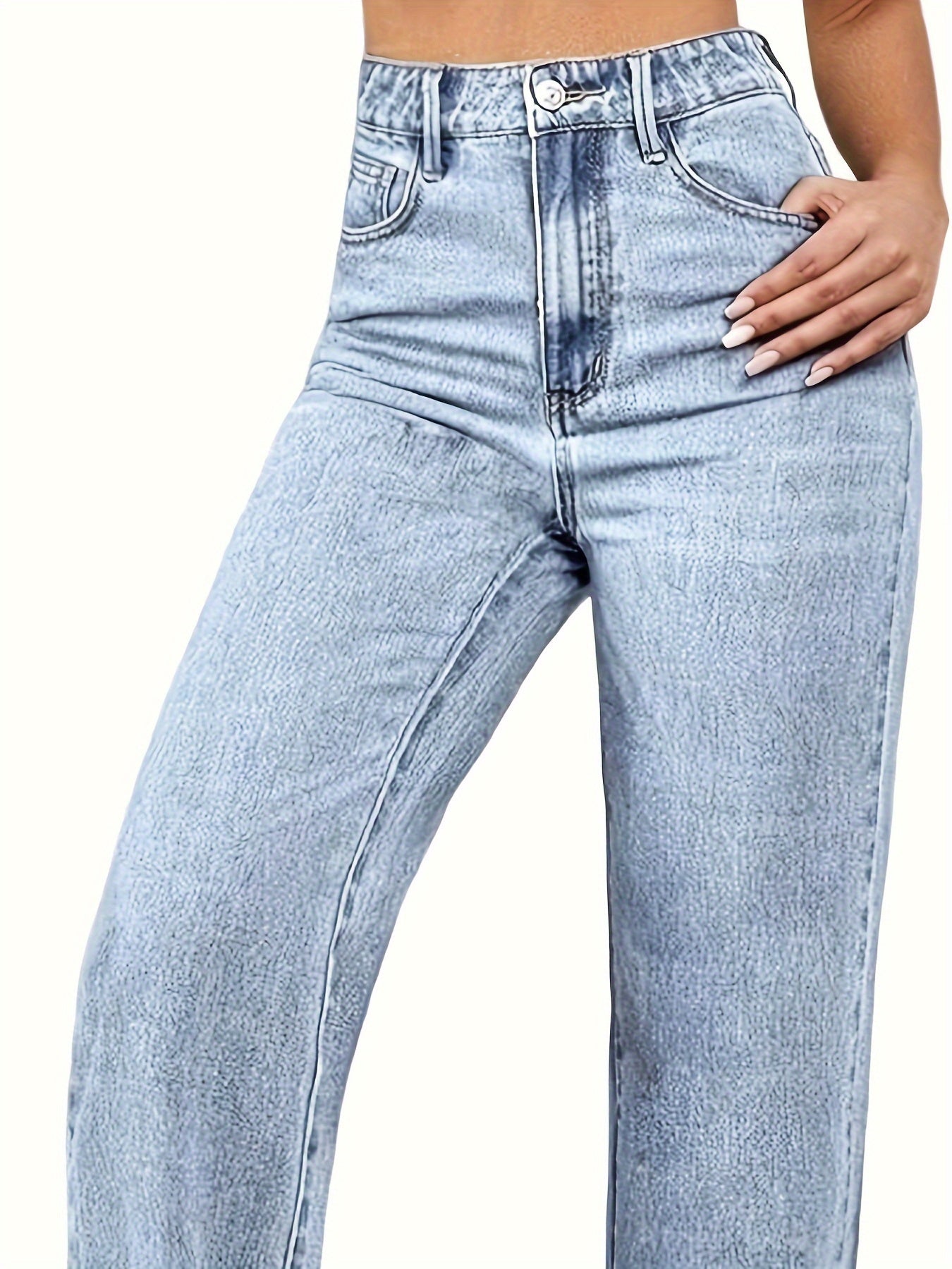 Women's High Waisted Straight Wide Leg Jeans Casual Loose Lightweight Tummy Control Trendy Denim Pants for Women 2024. MyFave Boutique