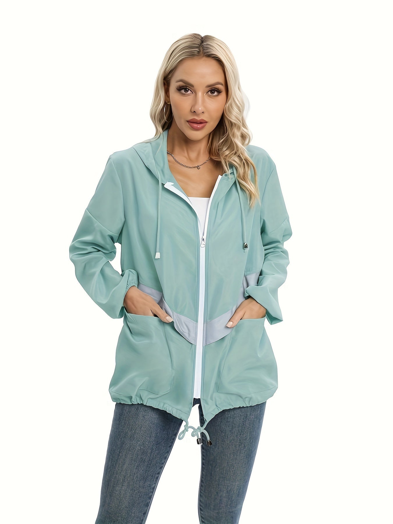 Women's Windbreaker Waterproof Jacket With Hood Windbreaker Jacket Top MyFave Boutique