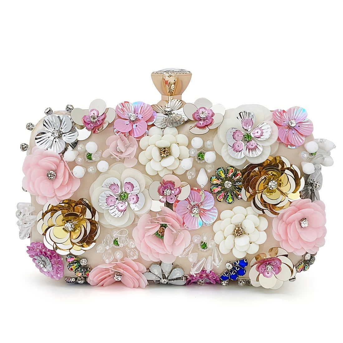 Elegant Floral Clutch Bag - Perfect for Special Occasions and Bridesmaids MyFave Boutique