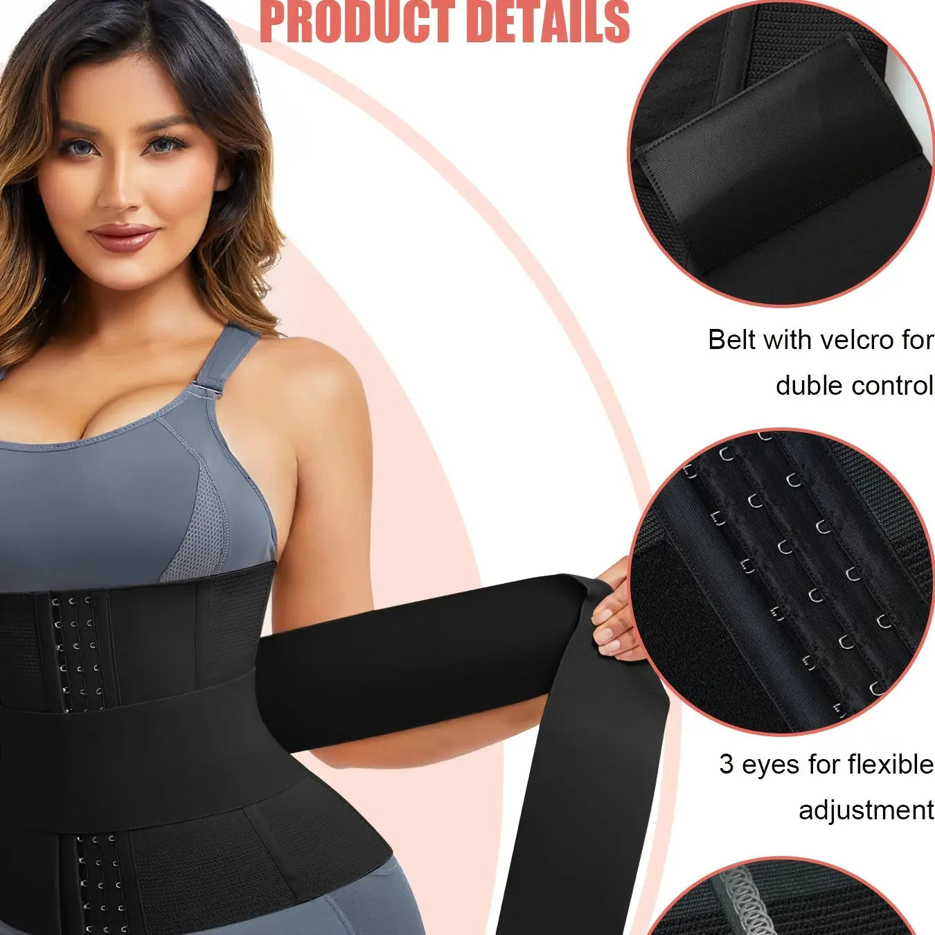 2 In 1 Waist Trainer For Women Lower Belly Fat Waist Cincher Corset Shapewear Waist Trimmer Postpartum Belly Wrap MyFave Boutique