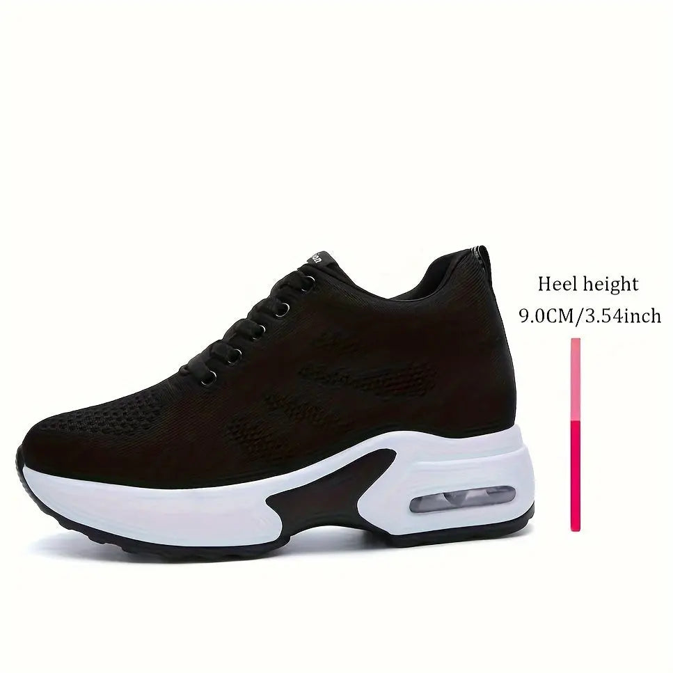 Women's Air Cushion Height Increasing Sneakers, Breathable Walking Trainers for Casual Outdoor Activities MyFave Boutique