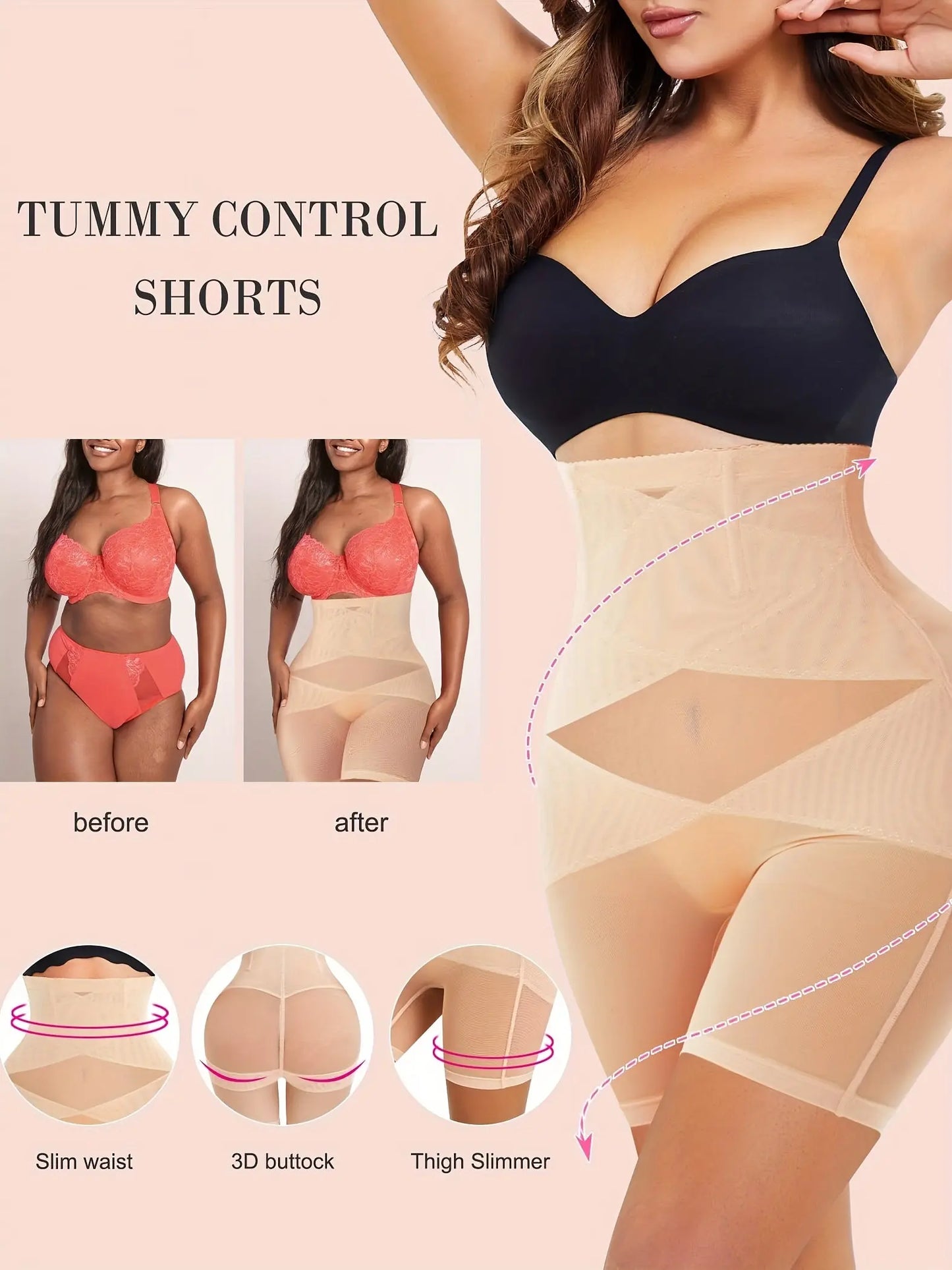 Tummy Control High Waist Trainer Body Shaper for Women MyFave Boutique