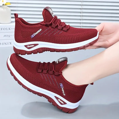 Women's Lightweight Breathable Slip-On Casual Sneakers, Soft Sole Walking Shoes MyFave Boutique