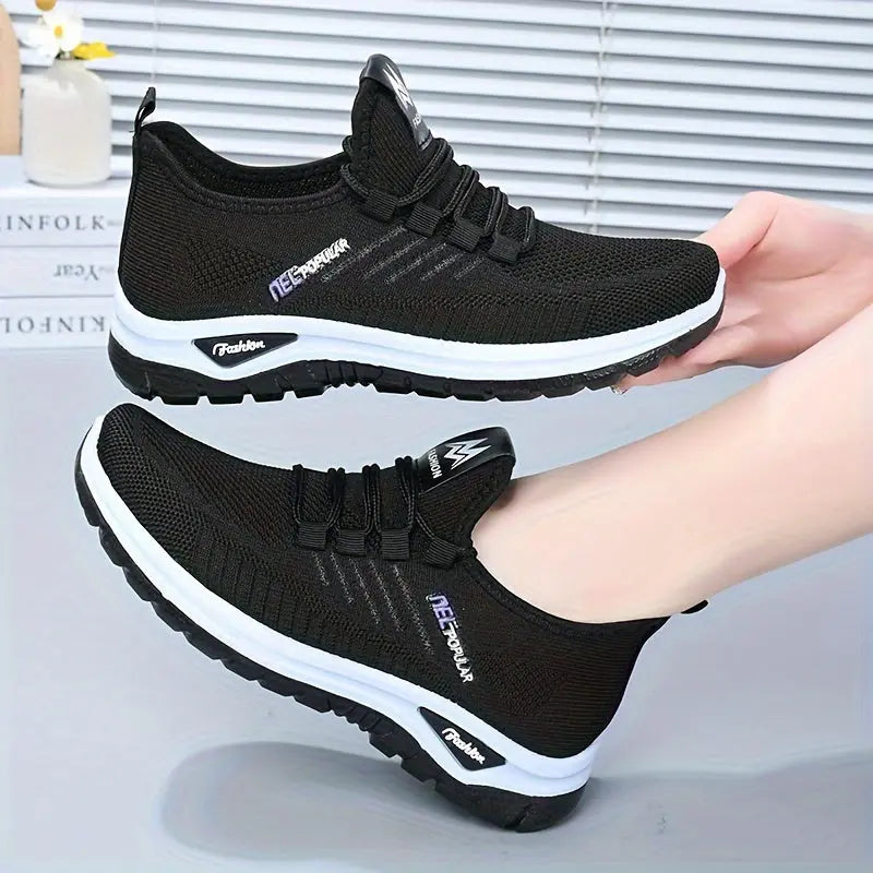 Women's Lightweight Breathable Slip-On Casual Sneakers, Soft Sole Walking Shoes MyFave Boutique