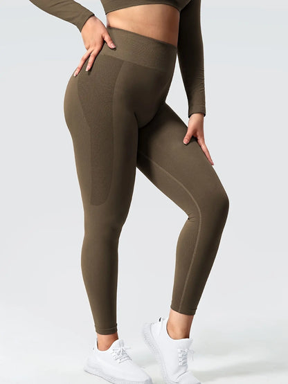 High-Waist Seamless Sculpting Yoga Leggings for Women - Ultra Stretchy, Butt Lifting, Gym, Yoga, Cycling, Running Fitness Pants MyFave Boutique