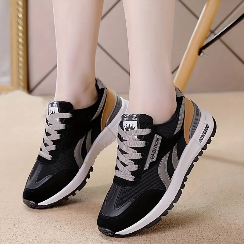 Spring New Arrival: Women's Casual Sneakers with Mesh Toe and Breathable Rubber Sole MyFave Boutique