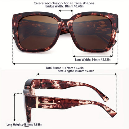 Fashion Oversized Sunglasses - Perfect for Driving, Beach or Travel - Stylish Designer Shades MyFave Boutique