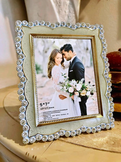 Light Blue - Modern Elegance, Picture Frame 5x7" (127x177.8mm) MyFave Boutique