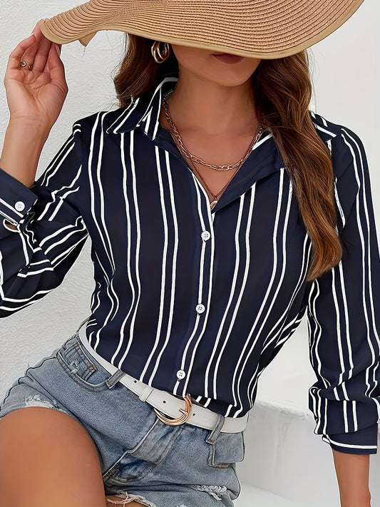 Button-Down Shirt For Women MyFave Boutique