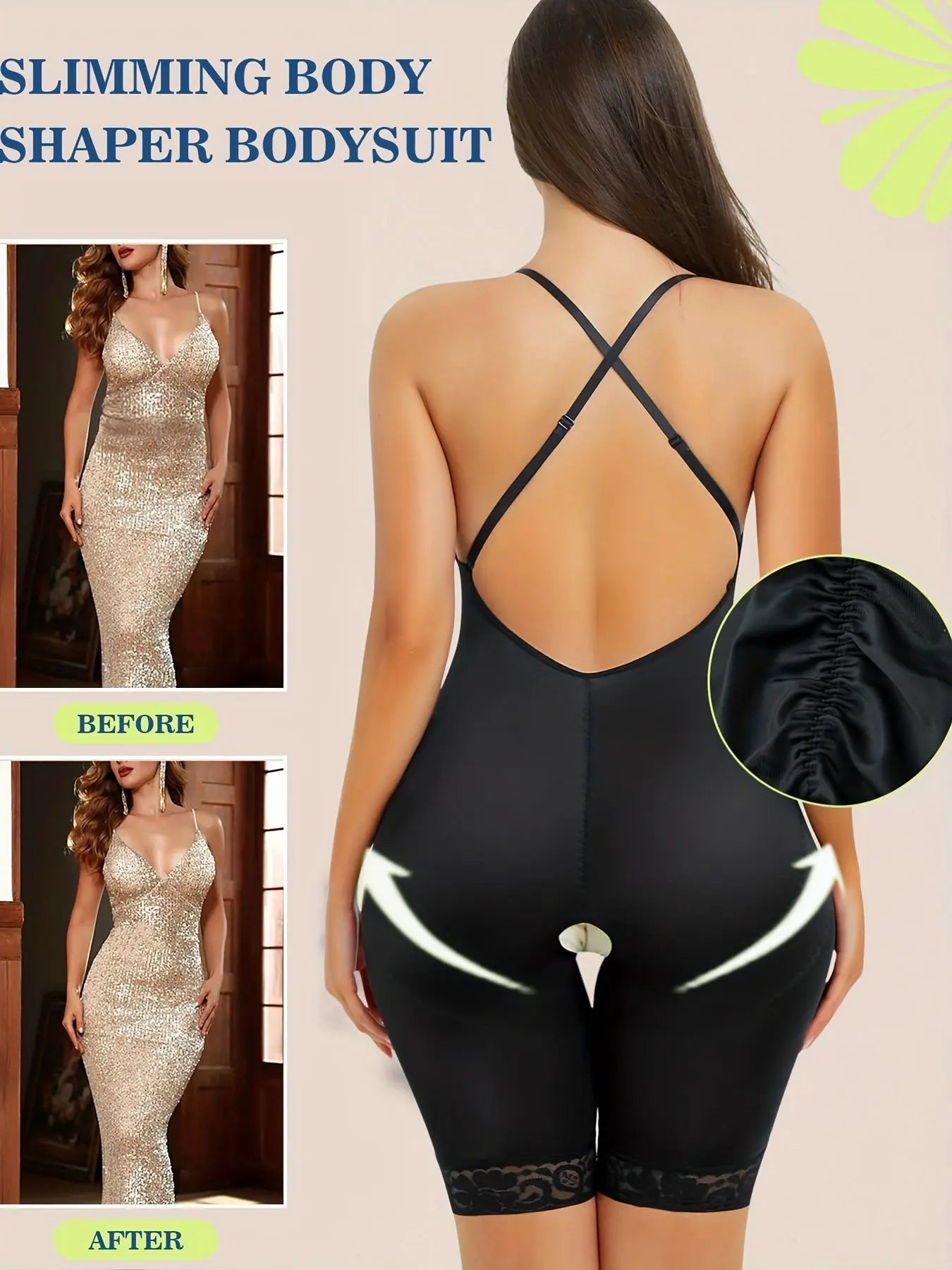 Sports Cami Bodysuit Shapewear for Women: Tummy Control, Waist Trainer Corset, Romper, Activewear MyFave Boutique