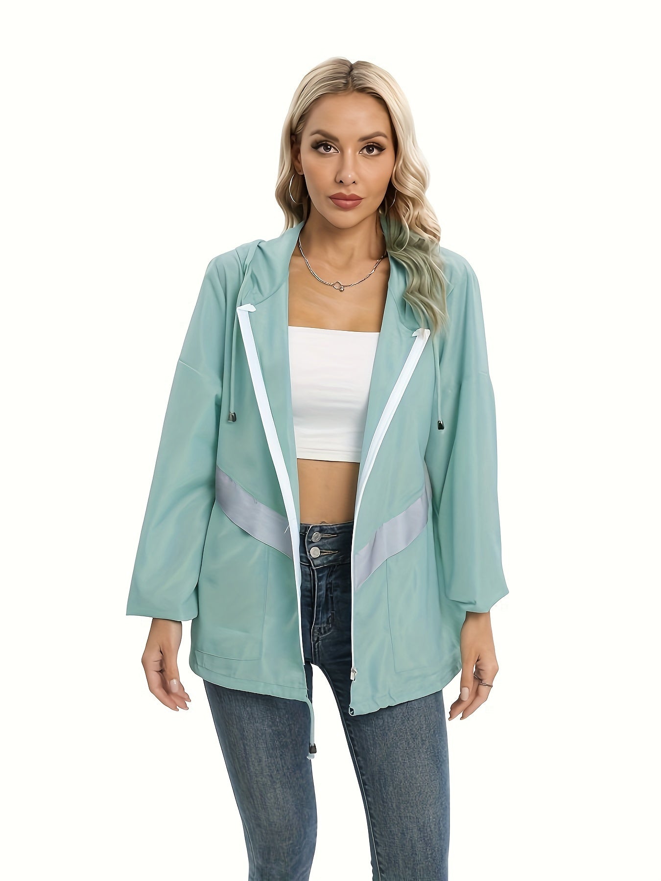 Women's Windbreaker Waterproof Jacket With Hood Windbreaker Jacket Top MyFave Boutique