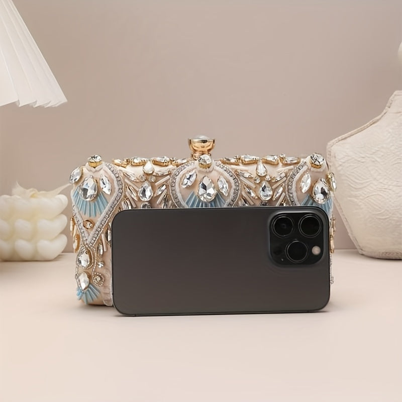 Women's Glamorous Rhinestone Evening Bag - Elegant & Luxurious Clutch for Party, Prom, and Wedding MyFave Boutique