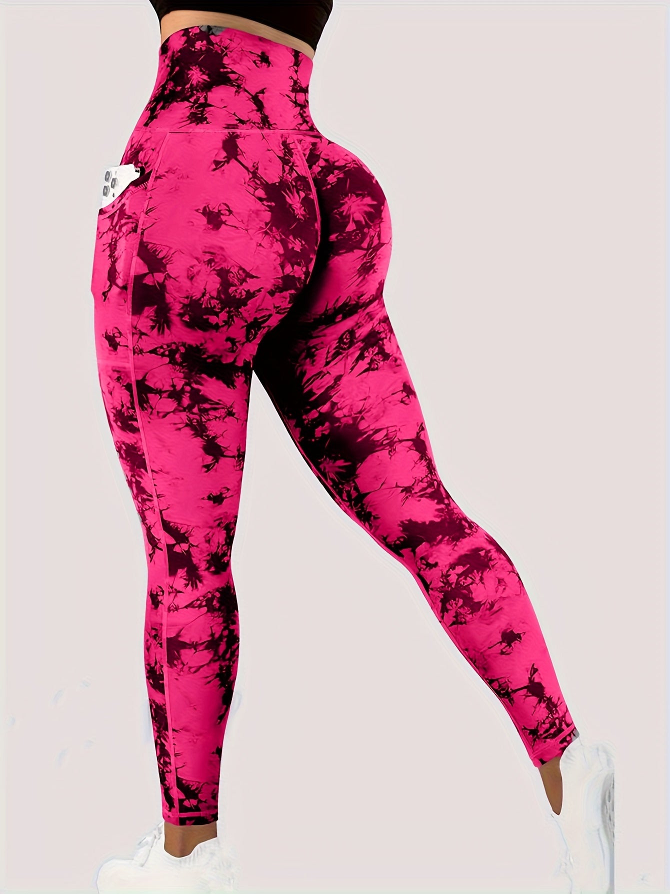 Stylish Tie Dye High Waist Yoga Leggings - Sculpt, Lift, and Control - Moisture-Wicking, Stretchy Fitness Pants for Women - Wide Waistband, Comfortable, Sweat-Resistant - Perfect for Gym, Sports, Running, and Yoga MyFave Boutique