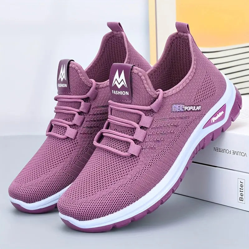 Women's Lightweight Breathable Slip-On Casual Sneakers, Soft Sole Walking Shoes MyFave Boutique