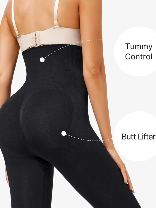 Compression Leggings For Women Tummy Control Butt Lifting Shapewear High Waist Thigh Slimmer Pants Body Shaper MyFave Boutique