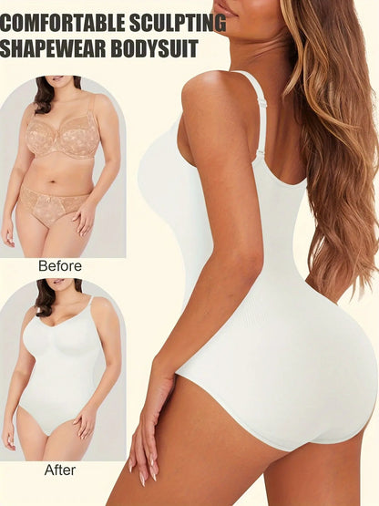 Women's Tummy Control Shaping Bodysuit, Butt Lifting Slip Body Shaper for Smooth & Sleek Silhouette MyFave Boutique