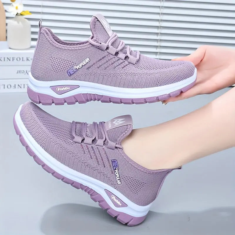 Women's Lightweight Breathable Slip-On Casual Sneakers, Soft Sole Walking Shoes MyFave Boutique