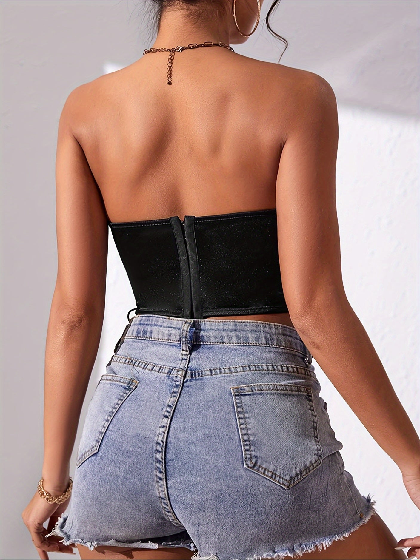 Women's Silk Waist Training Corset Tops MyFave Boutique