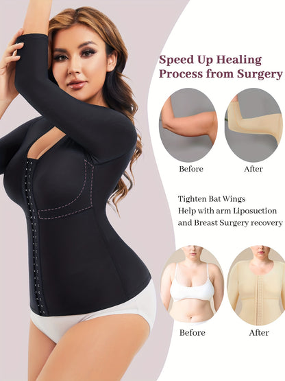 Front Buckle Slimmer Tops, Post Surgical Waist Trainer Tummy Control Top, Women's Underwear & Shapewear MyFave Boutique