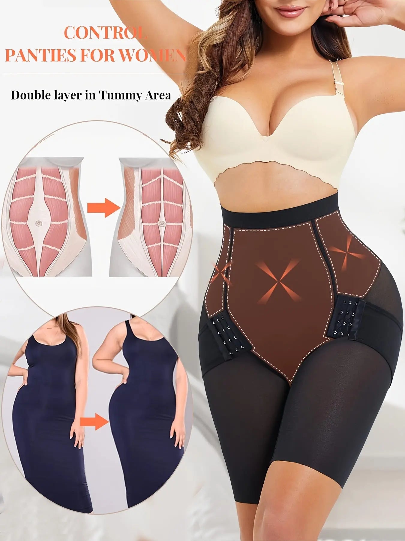 Butt Lifting Shapewear: High Waisted Shorts for Women | Tummy Control, Booty Enhancer, S-curve Figure Control | Seamless Underwear, Panties MyFave Boutique