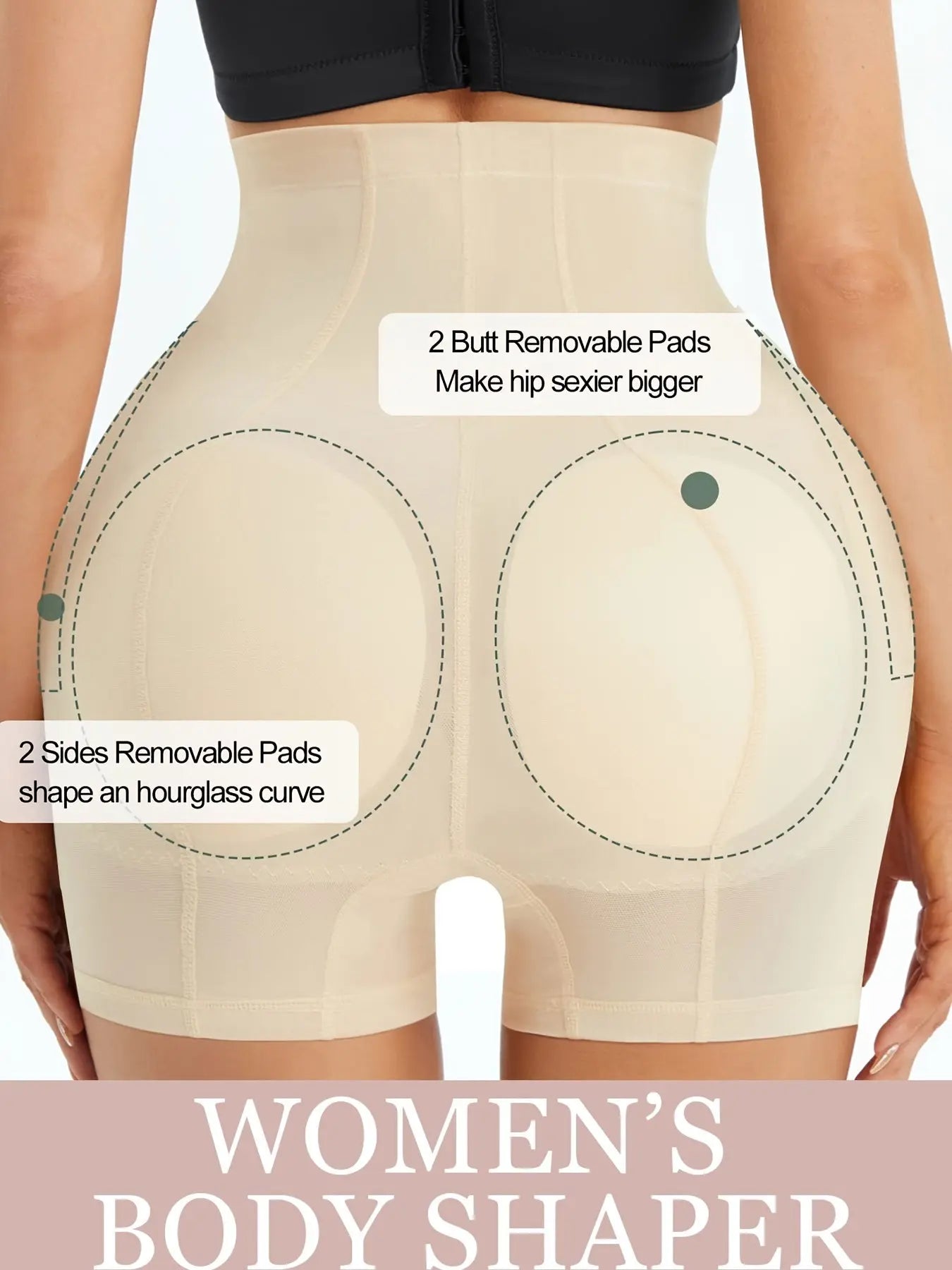 Enhance and Lift with Butt Lifter Padded Underwear for Women - Hip Pads, Shapewear Shorts with Seamless Tummy Control MyFave Boutique