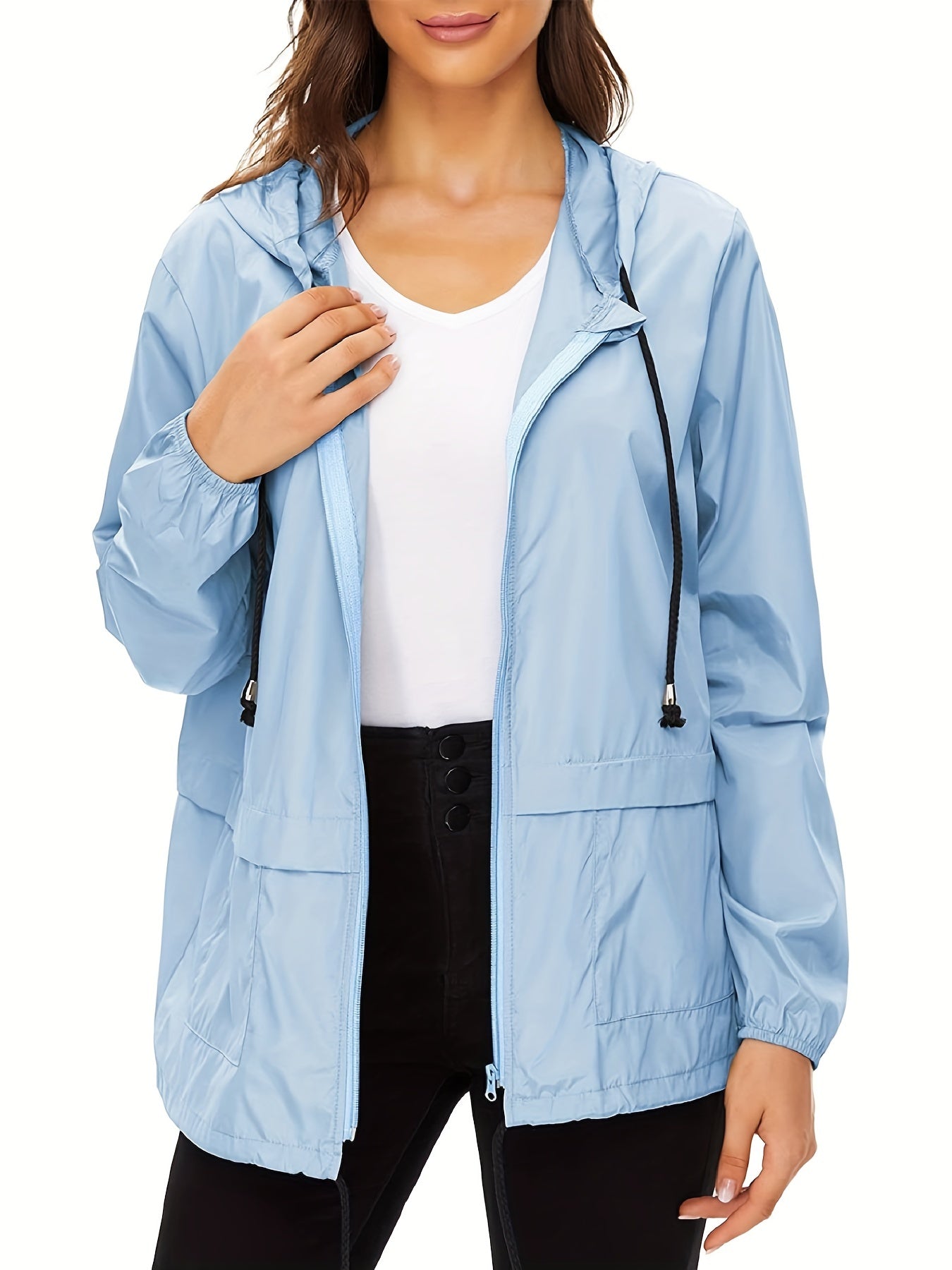 Women's Outwear Lightweight Rain Jacket Women Packable Raincoats Jacket MyFave Boutique