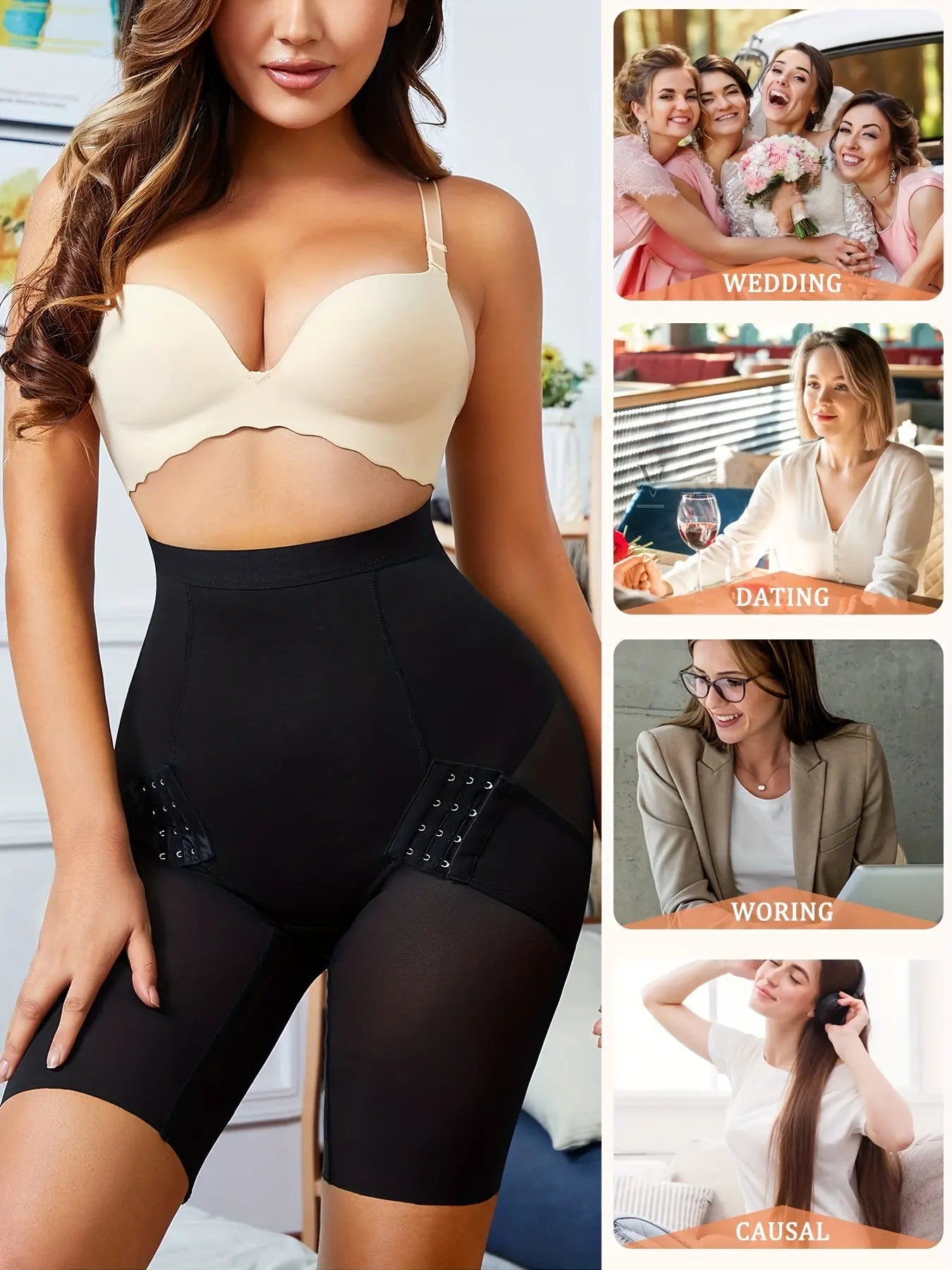 Butt Lifting Shapewear: High Waisted Shorts for Women | Tummy Control, Booty Enhancer, S-curve Figure Control | Seamless Underwear, Panties MyFave Boutique