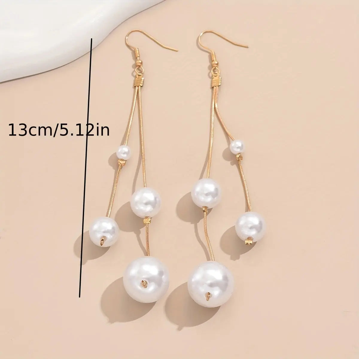 Elegant French-Inspired Faux Pearl Drop Earrings - Vintage Style, Resin Crafted for Women | Perfect for Parties & Casual Wear MyFave Boutique