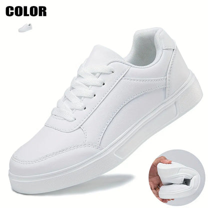 Women'S Casual Sports Shoes, Autumn New White Shoes, Women'S Comfortable Classic Casual Skateboard Shoes, Lace-Up Lightweight And Fashionable Sports Shoes MyFave Boutique