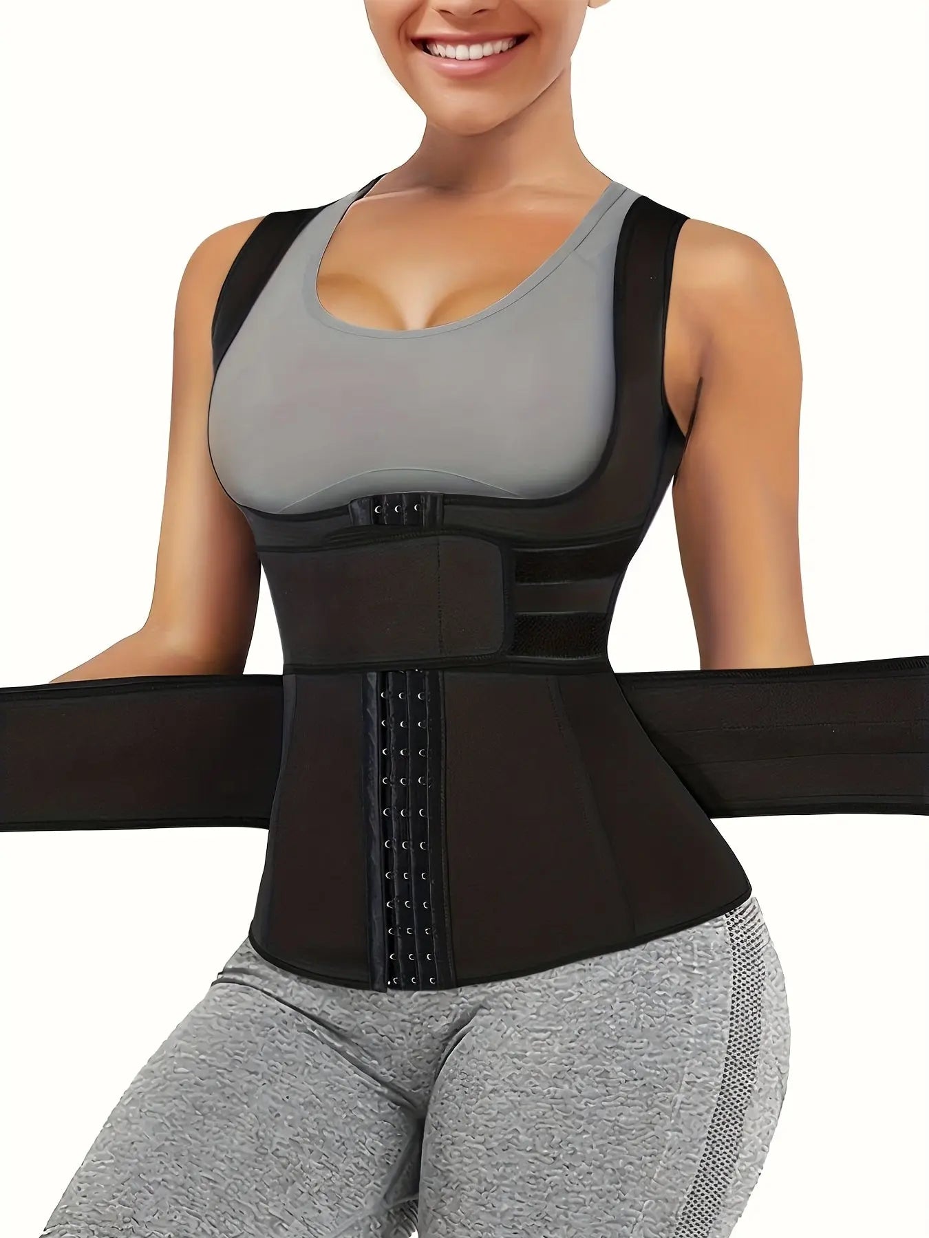 Instant Waist Shaping: Women's Waist Trainer Vest for Tummy Control, Corset Trimmer Belt, Slimming Body Shaper for Workout MyFave Boutique