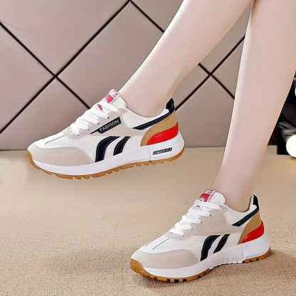 Spring New Arrival: Women's Casual Sneakers with Mesh Toe and Breathable Rubber Sole MyFave Boutique