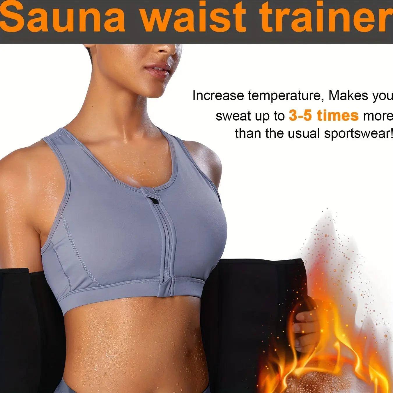 Women Waist Trainer Belt Tummy Control Workout Waist Cincher Sauna Sweat Girdle Sport Waist Trimmer Slim Belly Band MyFave Boutique