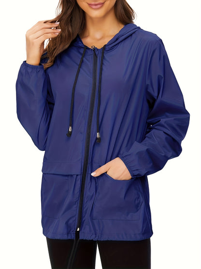 Women's Outwear Lightweight Rain Jacket Women Packable Raincoats Jacket MyFave Boutique