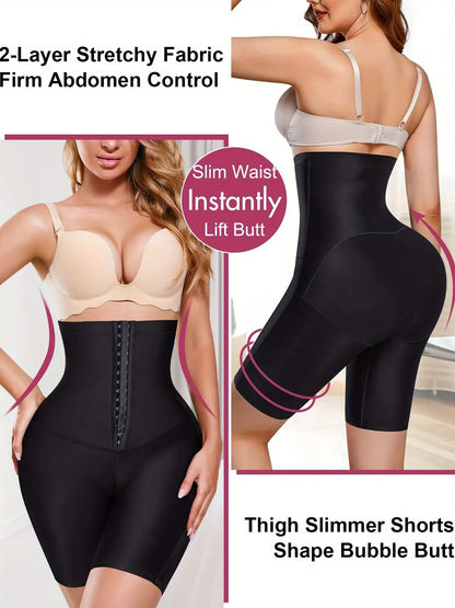 Women's Butt Lifting Adjustable Tummy Control Shorts, High Waist Corset Casual Sports Tights Shorts, Women's Activewear MyFave Boutique