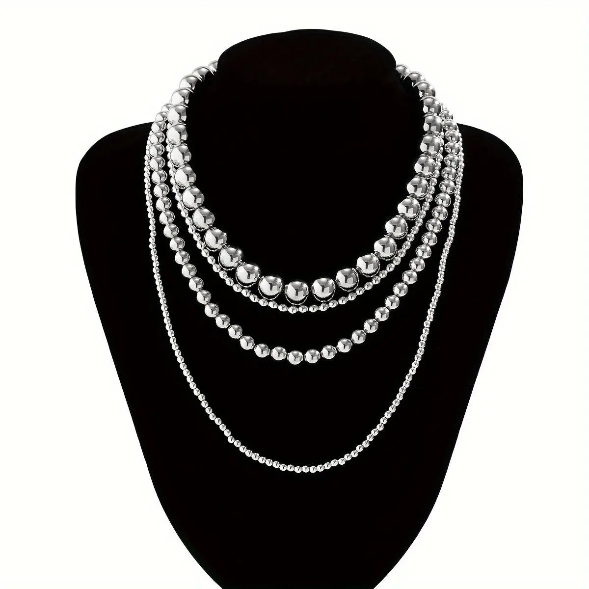 Elegant Cyberstyle multi-layer beaded necklace for everyday and party wear MyFave Boutique