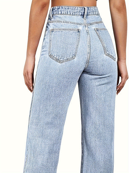 Women's High Waisted Straight Wide Leg Jeans Casual Loose Lightweight Tummy Control Trendy Denim Pants for Women 2024. MyFave Boutique