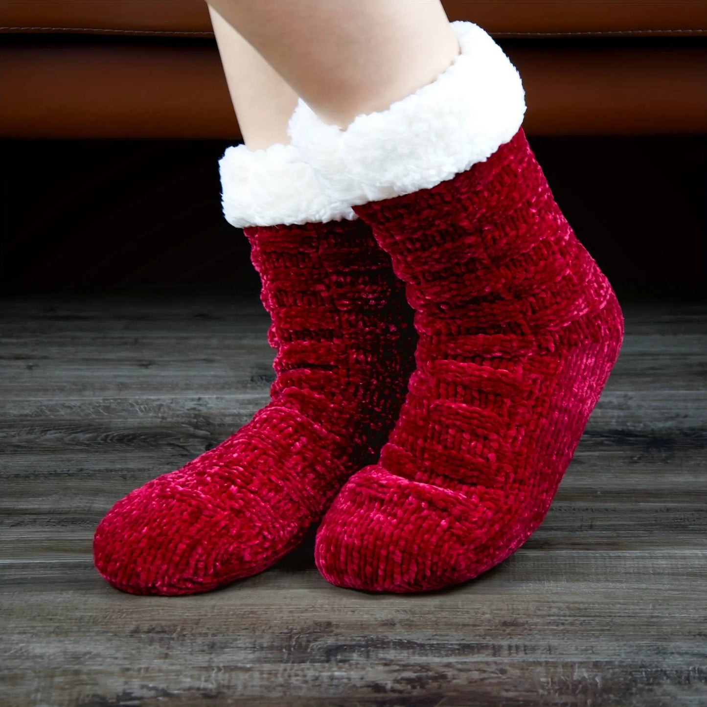 Thickened Fuzzy Socks, Comfy & Warm Mid Tube Socks, Women's Stockings & Hosiery MyFave Boutique