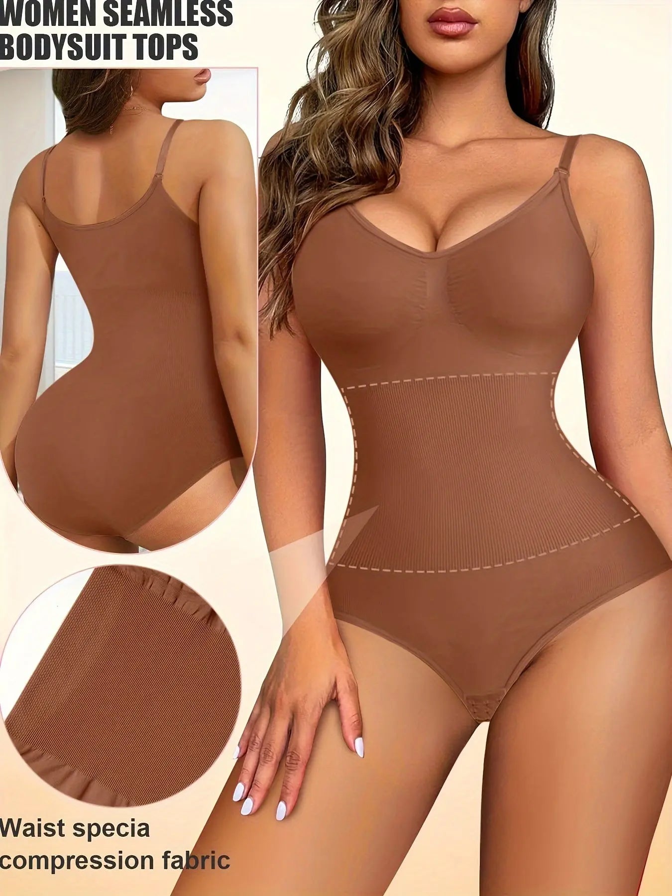 Women's Tummy Control Shaping Bodysuit, Butt Lifting Slip Body Shaper for Smooth & Sleek Silhouette MyFave Boutique