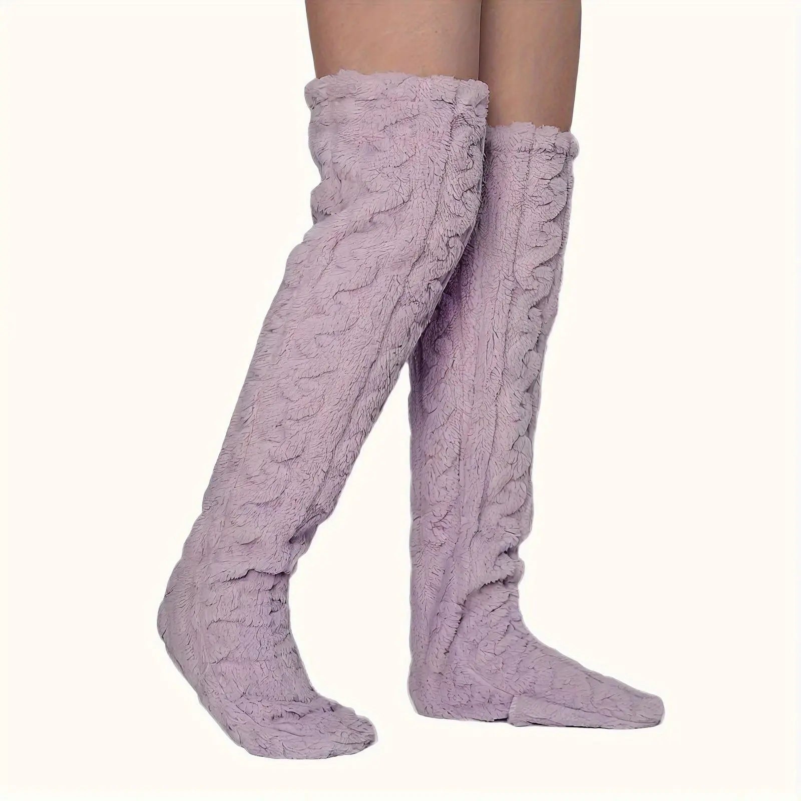 Matching Striped Over-the-Knee Socks for Couples - Soft Polyester, Machine Washable MyFave Boutique