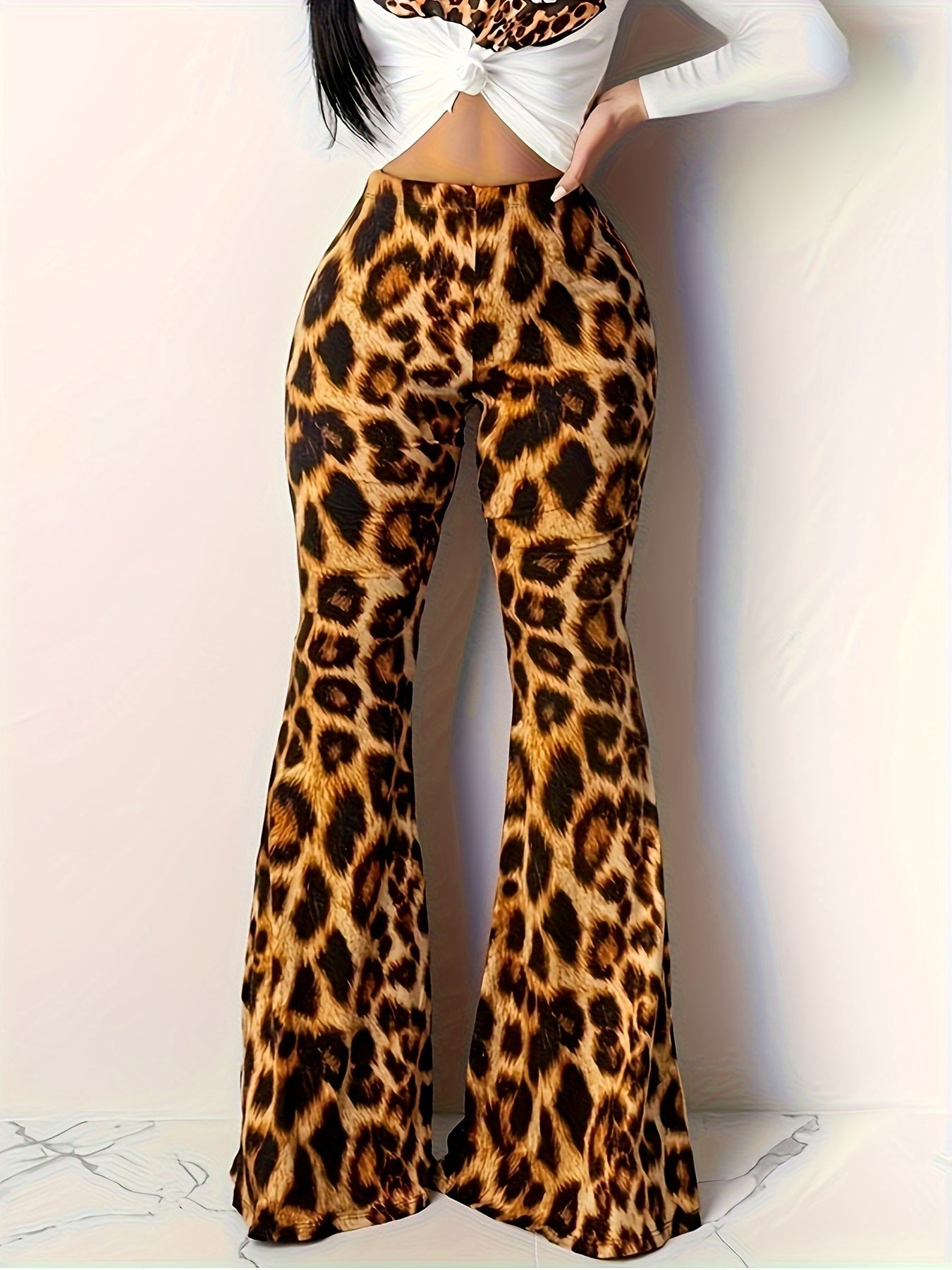 Women's Fashion Casual Printed Slim Pants MyFave Boutique